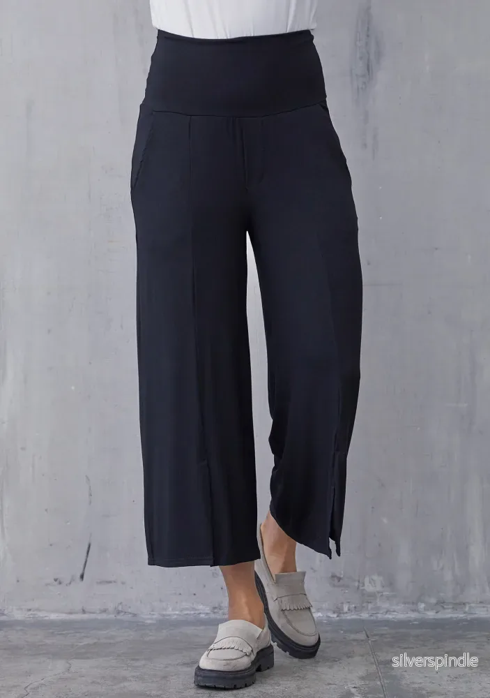 Karma Wide Pant - Black - Bild 2