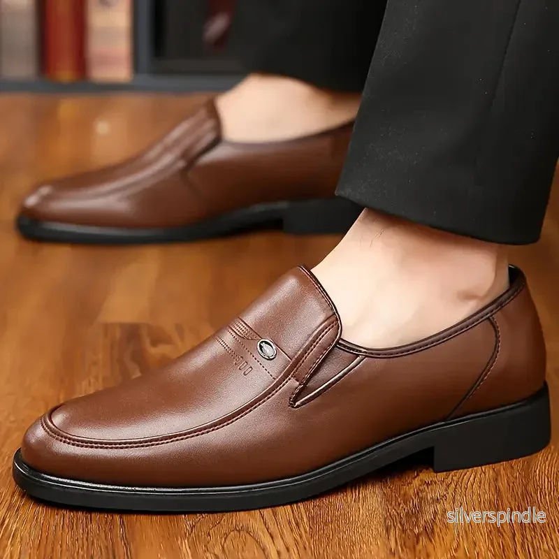 Klassiska Loafers Män | Polerade Slip-On Skor med Elegant Design | Tidlös Stil för Affär och Fritid - Bild 2