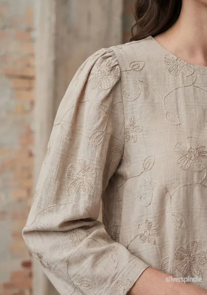 Juna Blouse - Dark Sand - Bild 2