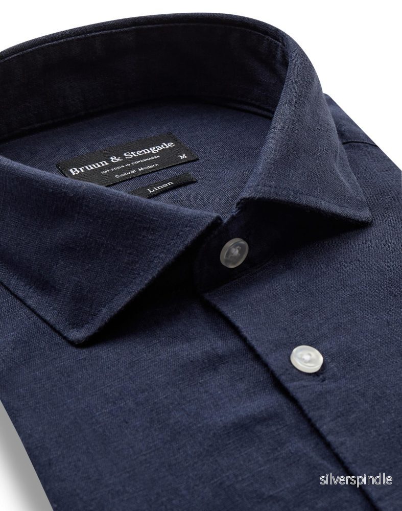 BS Antonelli Casual Modern Fit Skjorta - Navy - Bild 2