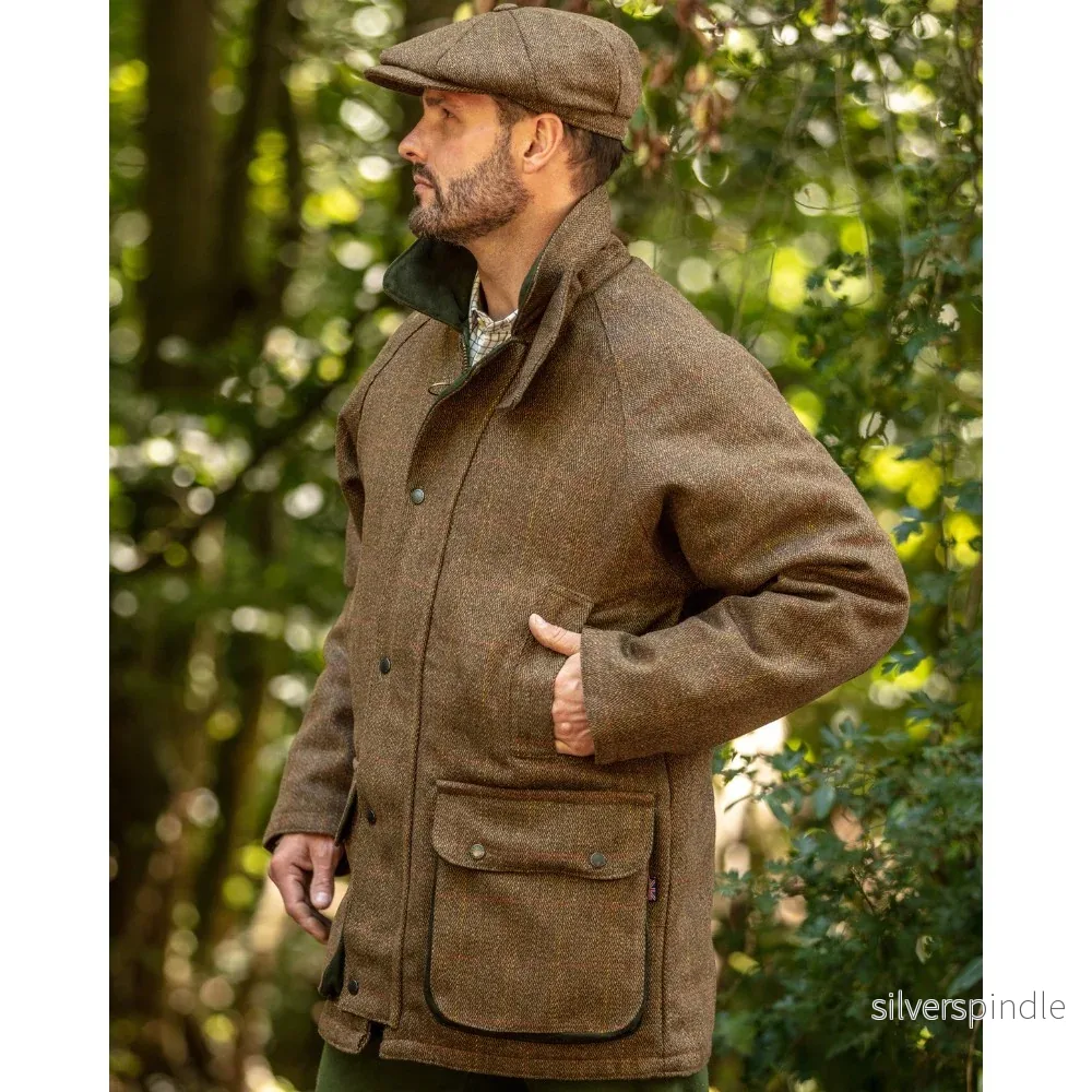 Walker & Hawkes Cambridge - tweedjacka Brown Tweed