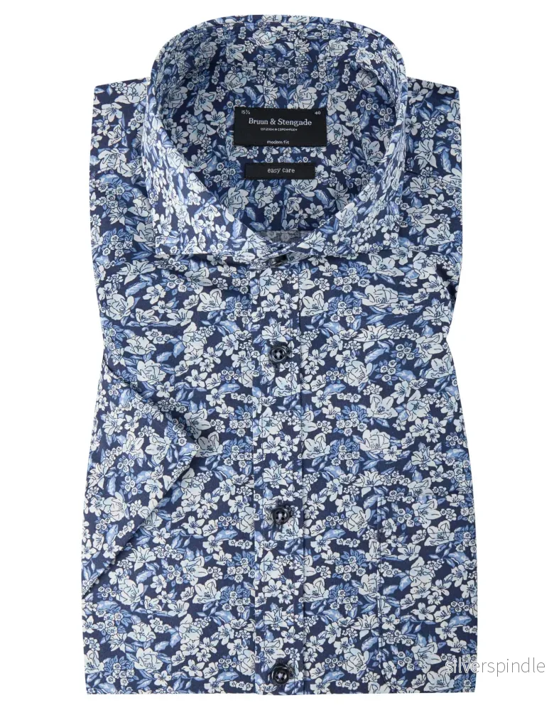 BS Lowe Modern Fit Skjorta – Blue BS Lowe Modern Fit Skjorta – Blue