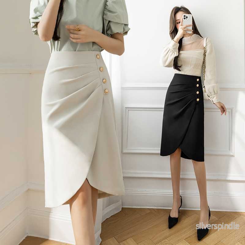 Sofia | Elegant Plisserad Midikjol med Slits - Bild 3