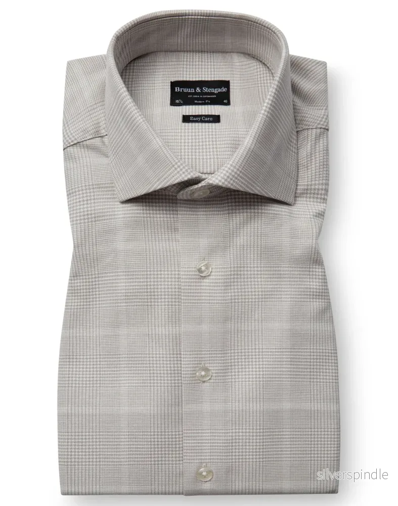 BS Polamalu Modern Fit Skjorta – Sand BS Polamalu Modern Fit Skjorta – Sand