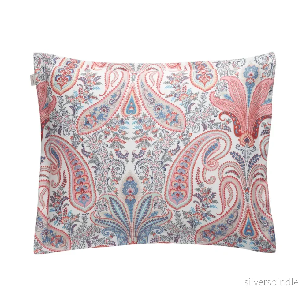GANT Key West Paisley Påslakanset - Orange Red - Bild 3
