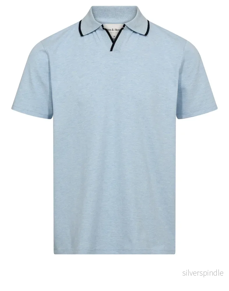BS Syros Regular Fit Pikétröja - Sky