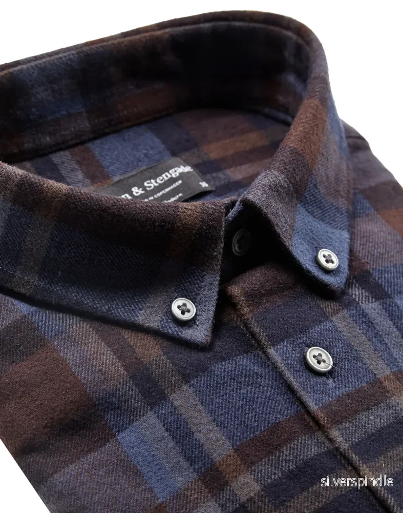 BS Hagen Casual Modern Fit Skjorta - Brown - Bild 2