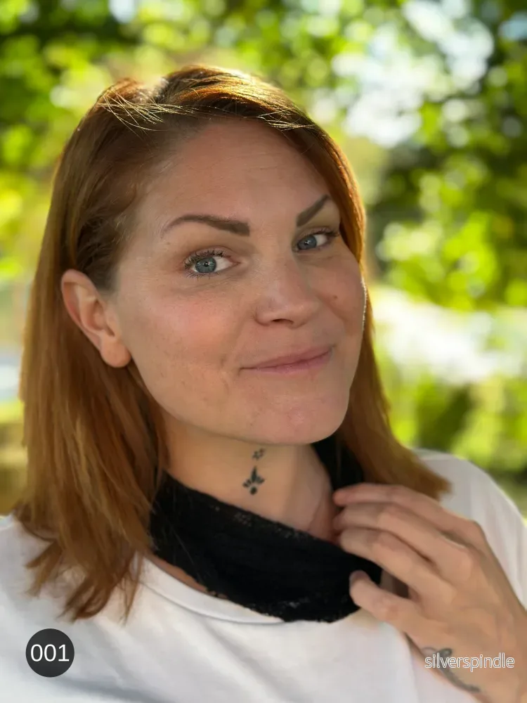 Eva Tubsjal – Liten finstickad tubsjal i 60+ färger - Bild 2