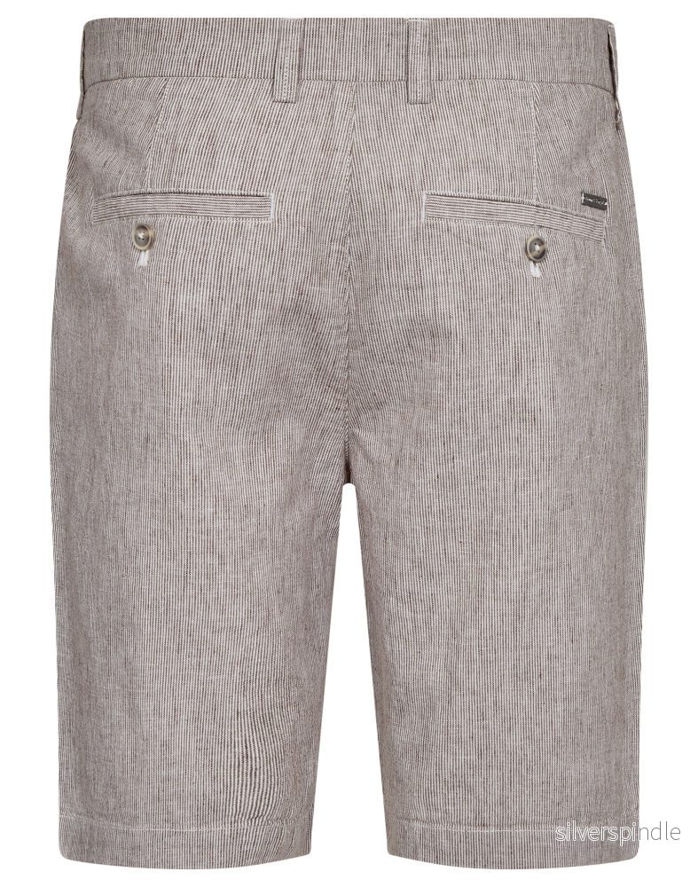 BS Darion Regular Fit Shorts - Brun/Vit - Bild 2