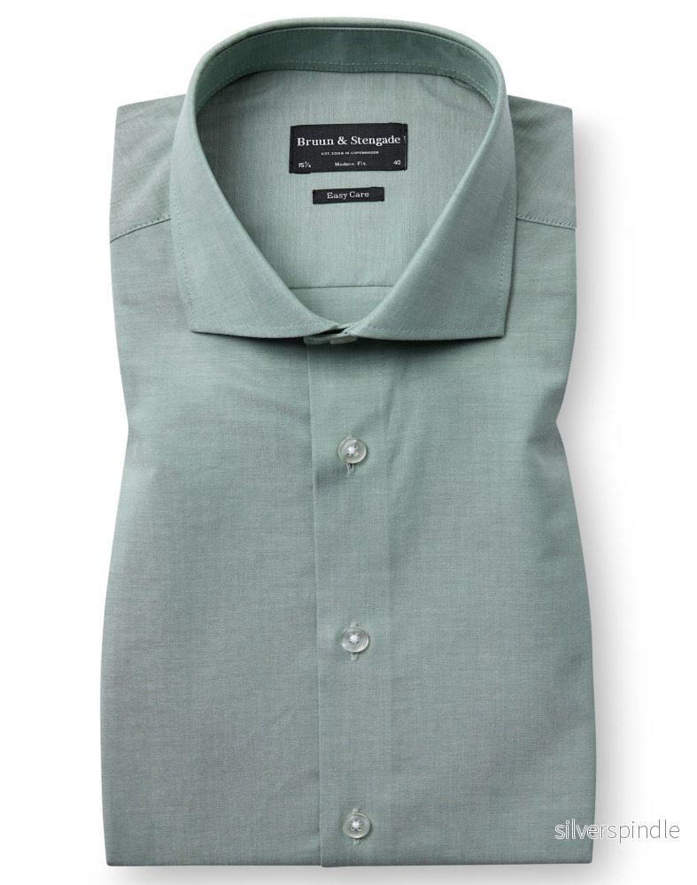 BS Shelton Modern Fit Skjorta - Green
