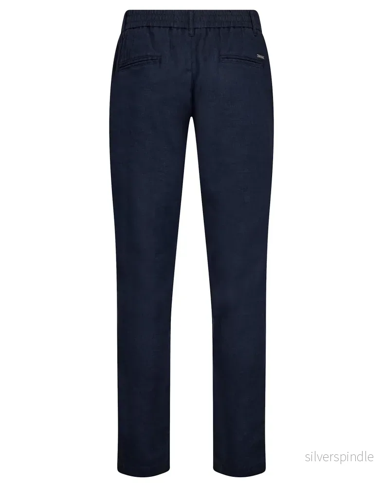 BS Ginos Regular Fit Chinos - Navy - Bild 2