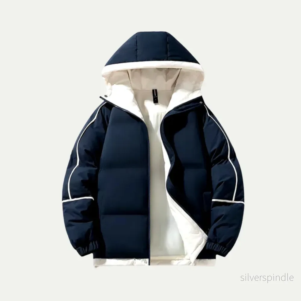 Vinter Essential | Unisex Isolerad Puffer Parka med Skyddande Huva | Elegant Design för Komfort och Stil - Bild 2