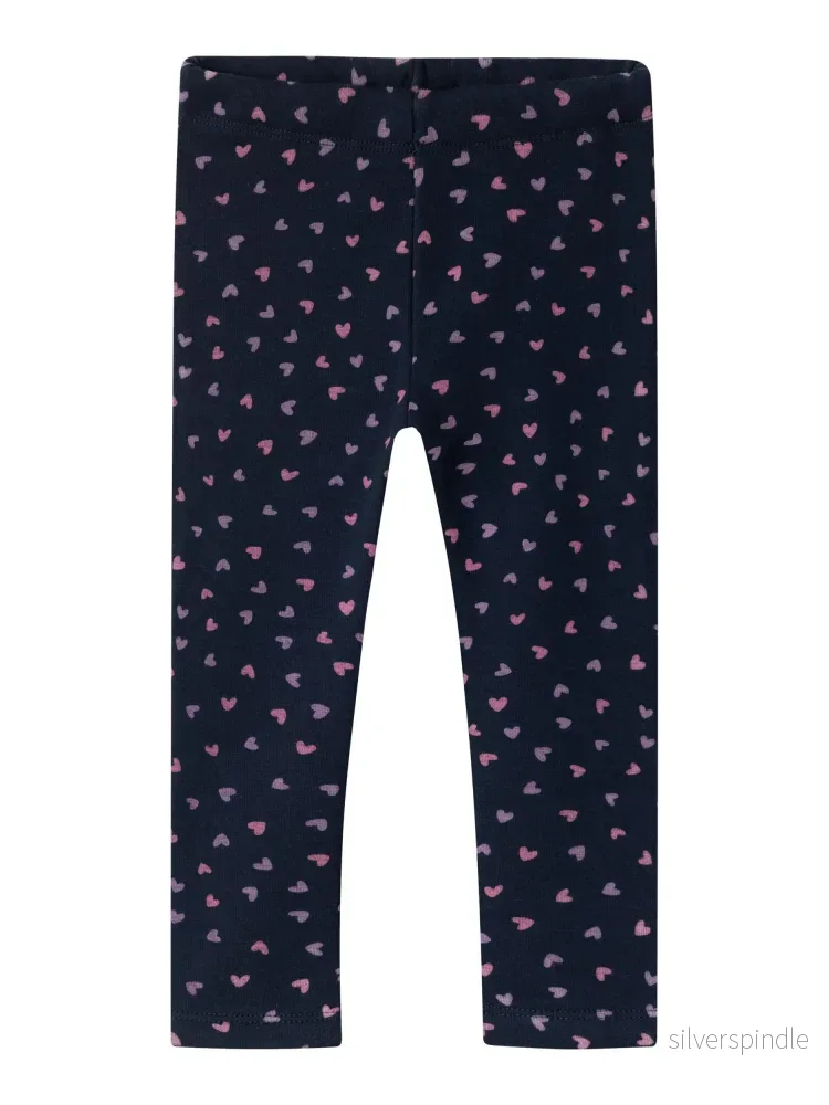 Davina Fleecefodrade Leggings med Hjärtan