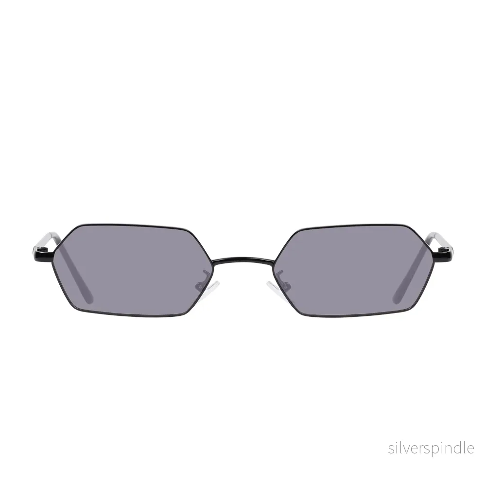 S-NANCY black metal Sunglasses NEW