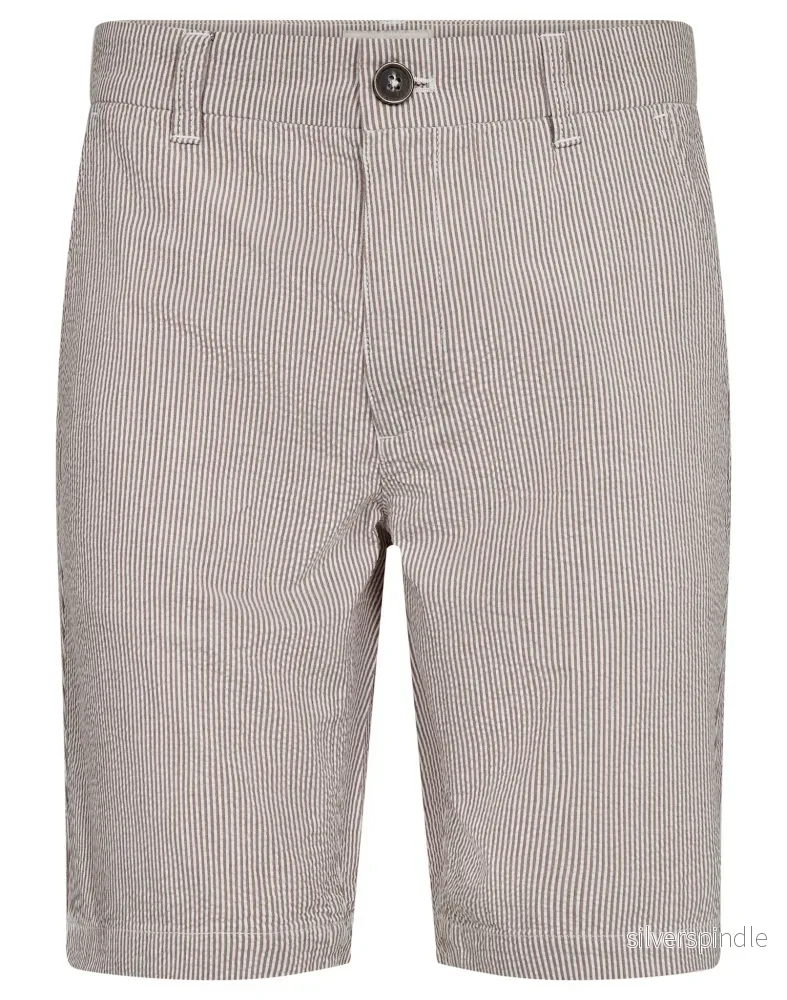 BS Elio Regular Fit Shorts – Brun/Vit BS Elio Regular Fit Shorts – Brun/Vit