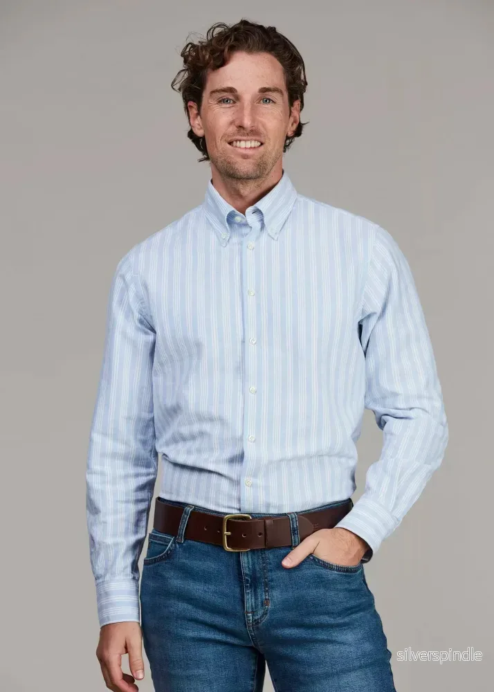 Hansen & Jacob Oxford Stripe Shirt Ljusblå Hansen & Jacob Oxford Stripe Shirt Ljusblå