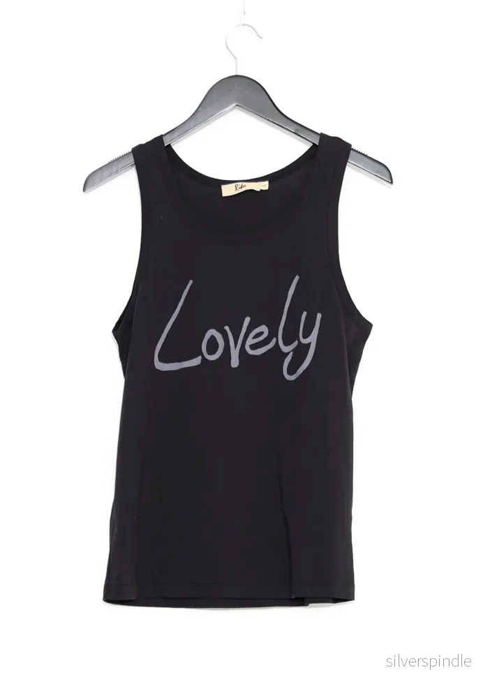 LOVELY SINGLET LINNE - Black