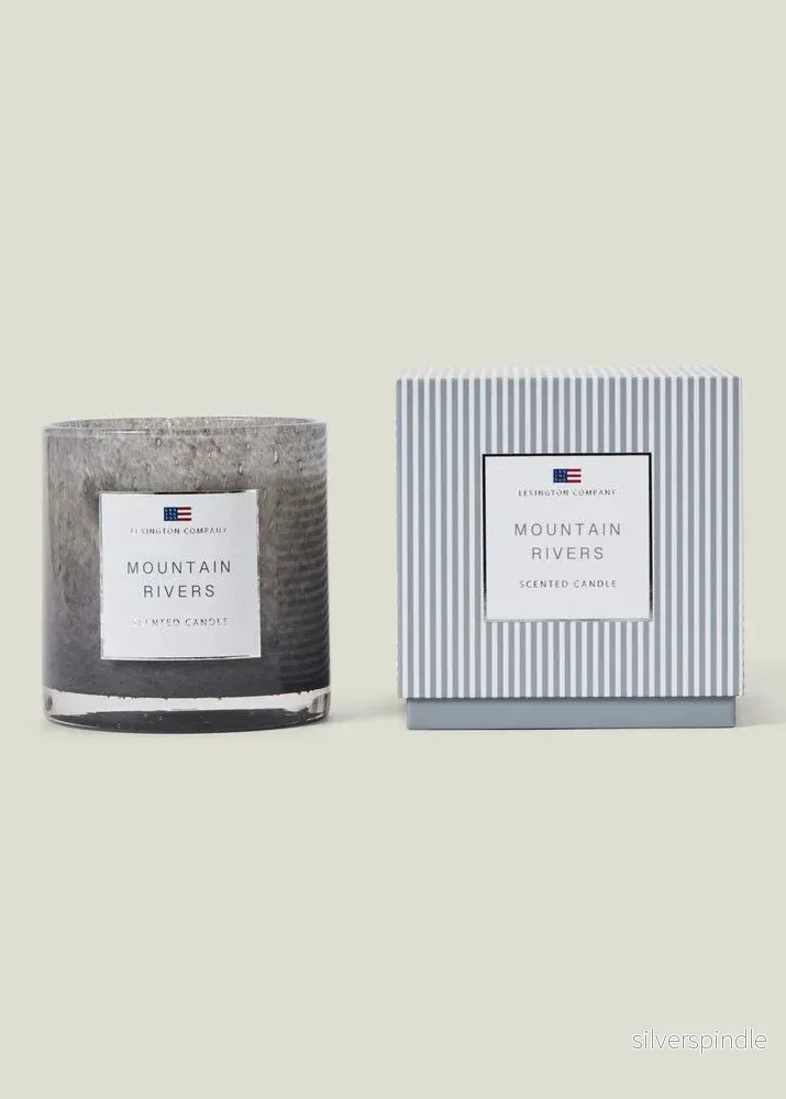 Lexington Mountain Rivers Scented Candle Charcoal Lexington Mountain Rivers Scented Candle Charcoal