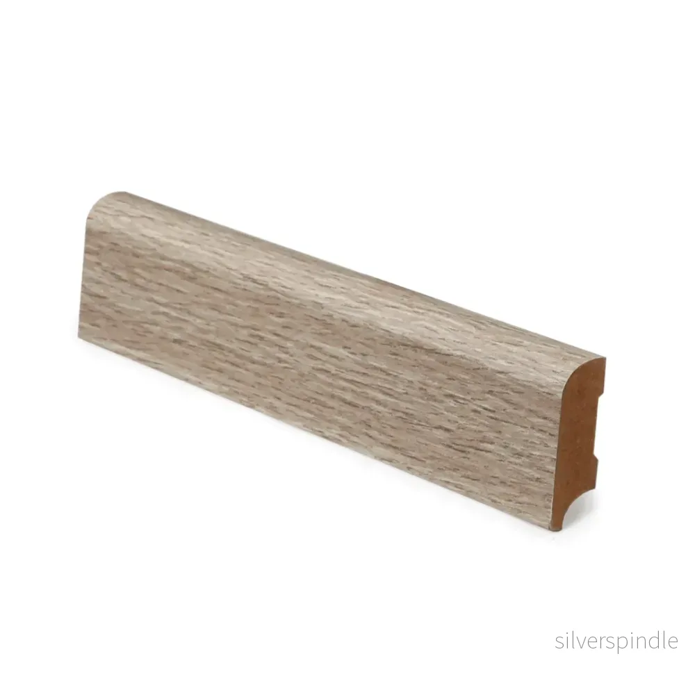 Golvlist 12x42x3050, MDF, Vit ek
