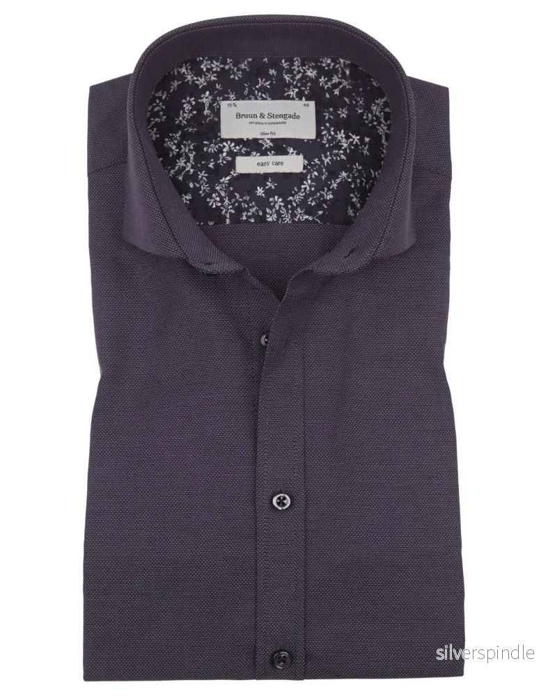 BS Opie Slim Fit Skjorta - Thunder