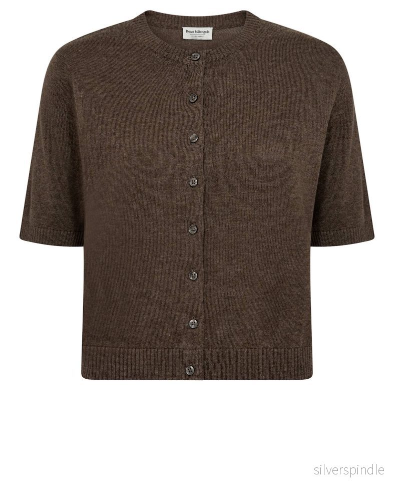 BS Ada Regular Fit Stickat – Dark Brown