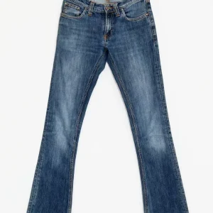 NO NARROW BOOT JEANS – Blå NO NARROW BOOT JEANS – Blå
