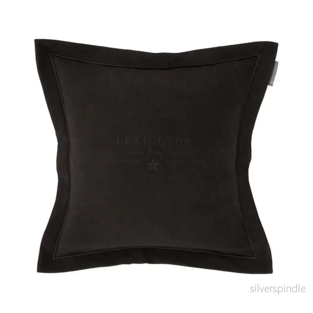 Lexington Hotel Velvet Sham with Embroidery Kuddöverdrag - Bild 2