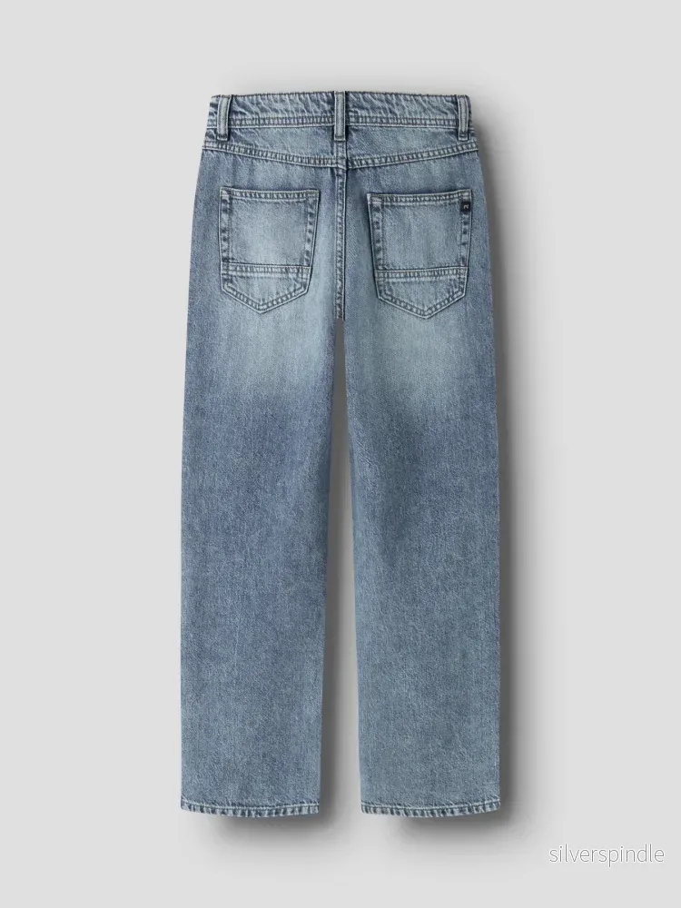 Blå Straight Jeans Ryan - Bild 2