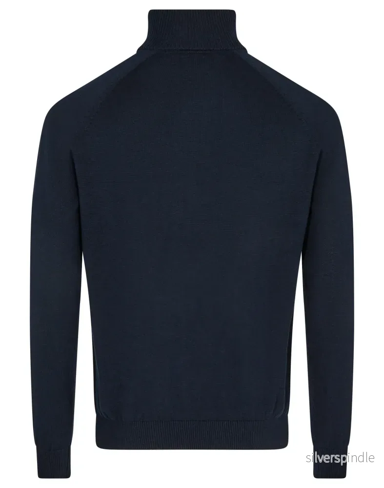 BS Knud Regular Fit Stickat - Navy - Bild 2