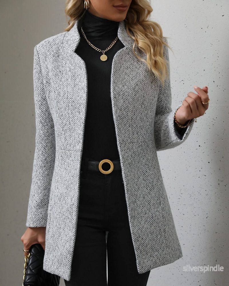 Sophie | Elegant Slim Fit Damjacka Med Ståkrage För Vinterbruk Sophie | Elegant Slim Fit Damjacka Med Ståkrage För Vinterbruk