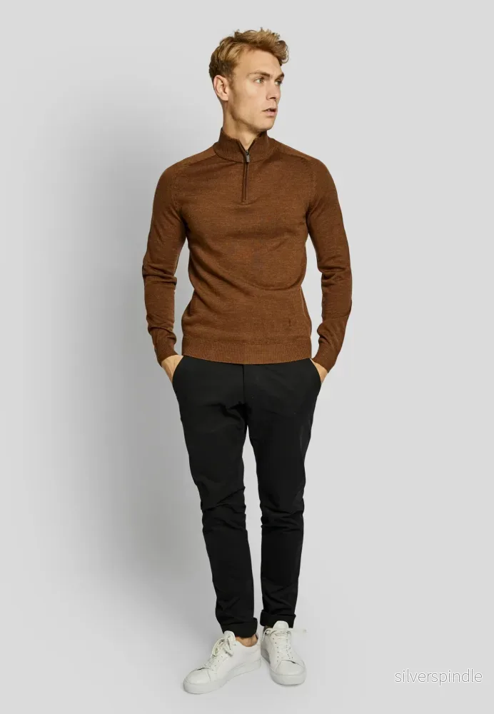 BS Pelle regular fit Strik - Tobacco - Bild 3