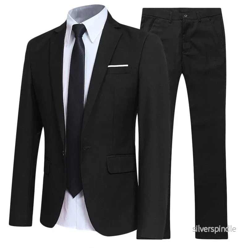 Ethan | Elegant Slim Fit Två Delars Herrkostym Ethan | Elegant Slim Fit Två Delars Herrkostym