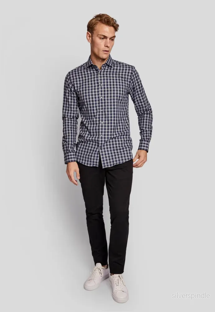 BS Steadman slim fit Skjorta - Blue - Bild 3