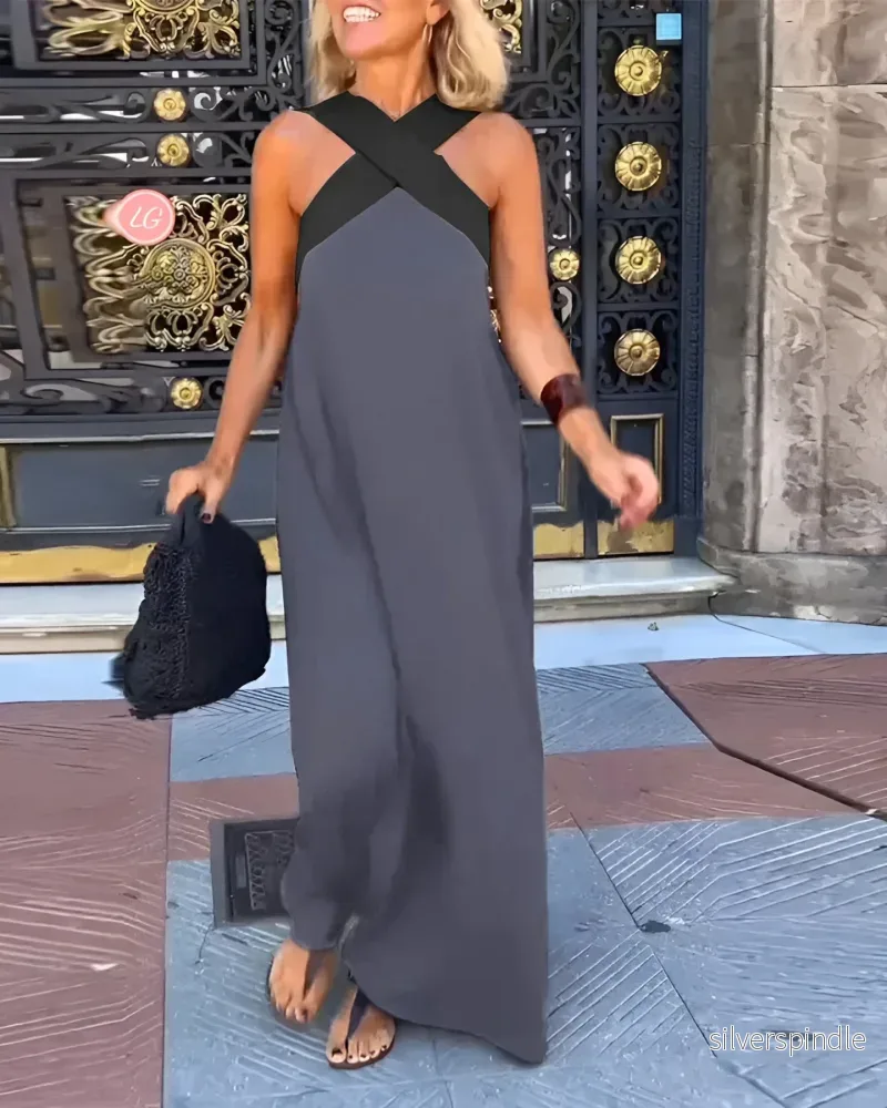 Mia | Elegant Omlott Maxiklänning för Damer - Bild 3