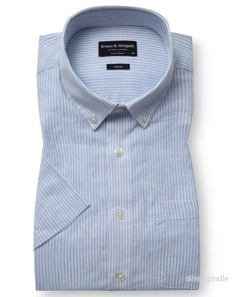 BS Gale Casual Modern Fit Skjorta – Light Blue/White BS Gale Casual Modern Fit Skjorta – Light Blue/White