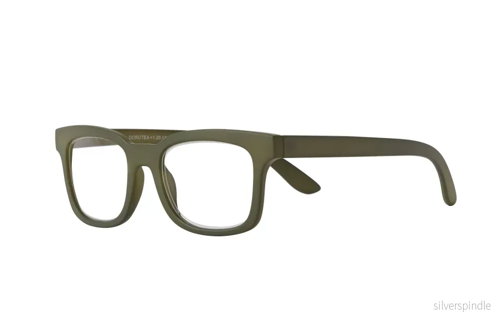 DOROTEA foggy mat olive Reading Glasses. SALE. Few in stock - Bild 2