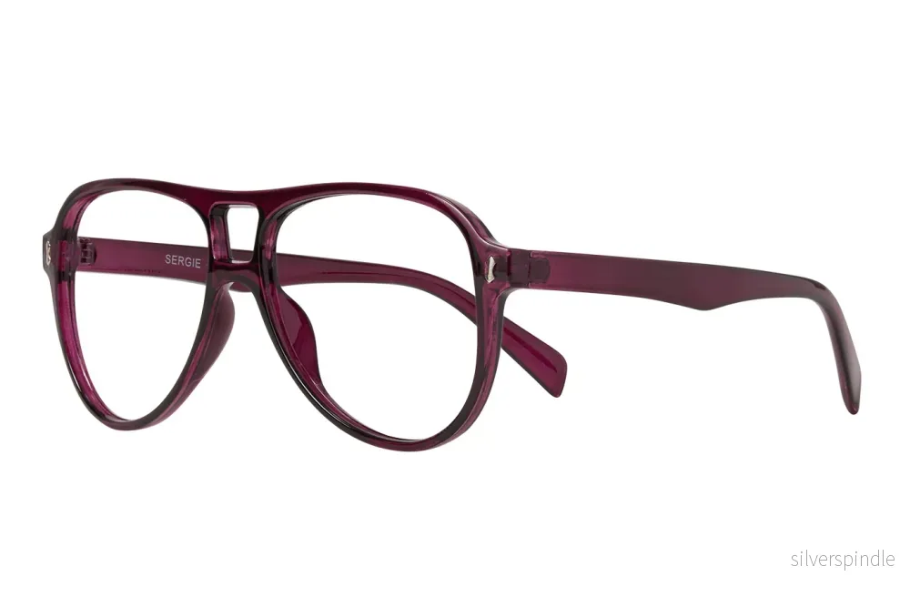 SERGIE transp bordeaux Reading Glasses. few pcs in stock - Bild 3