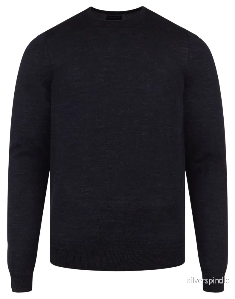 BS Vincent Regular Fit Stickad tröja – Thunder BS Vincent Regular Fit Stickad tröja – Thunder
