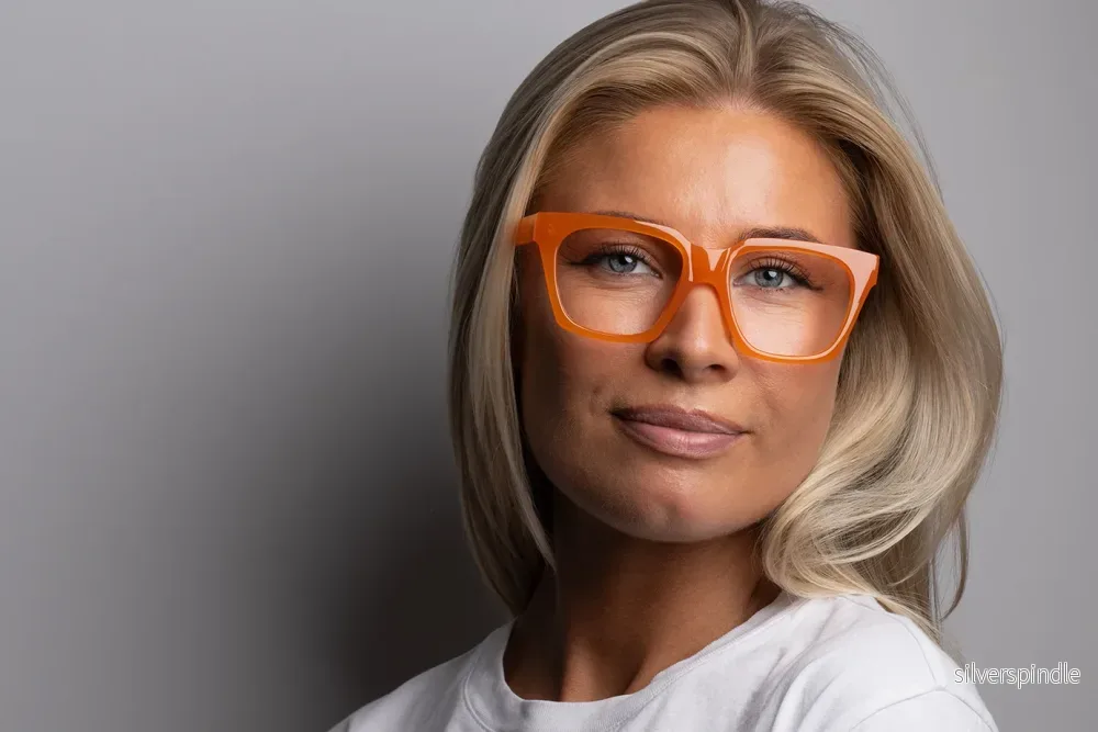 SOLVEJ milky spanish orange Reading Glasses NEW SS26 SOLVEJ milky spanish orange Reading Glasses NEW SS26