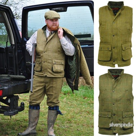 Game Derby Jaktväst i tweed – herr Game Derby Jaktväst i tweed – herr