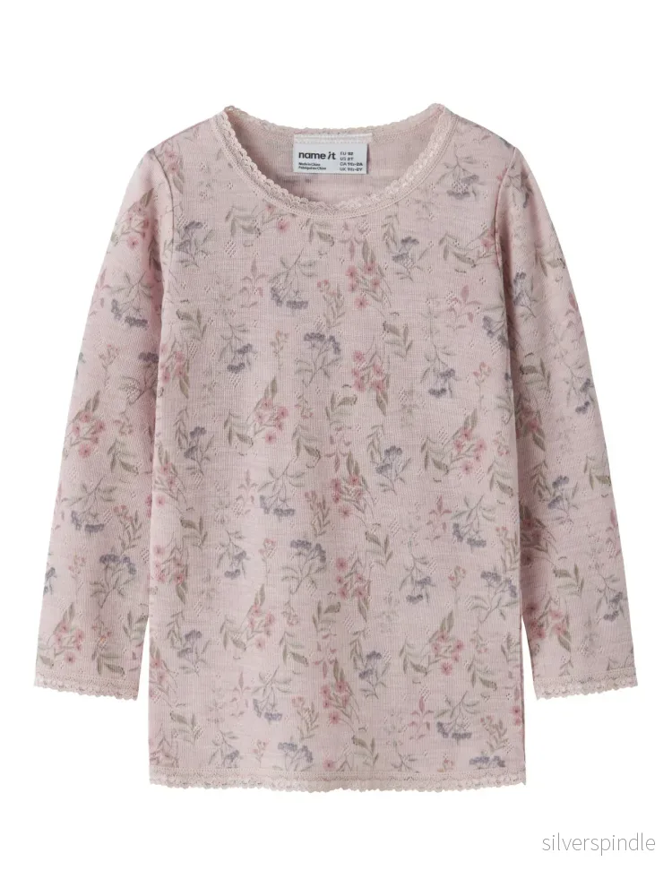 Wang 100% Merinoull Tröja Med Blommor Wang 100% Merinoull Tröja Med Blommor