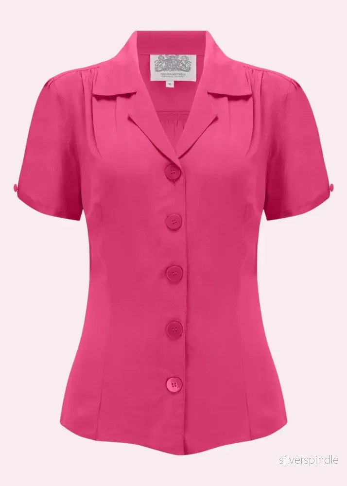 Grace kortärmad skjorta – rosa Grace kortärmad skjorta – rosa
