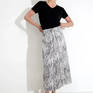 HEIDI SKIRT KJOL – Grey print HEIDI SKIRT KJOL – Grey print