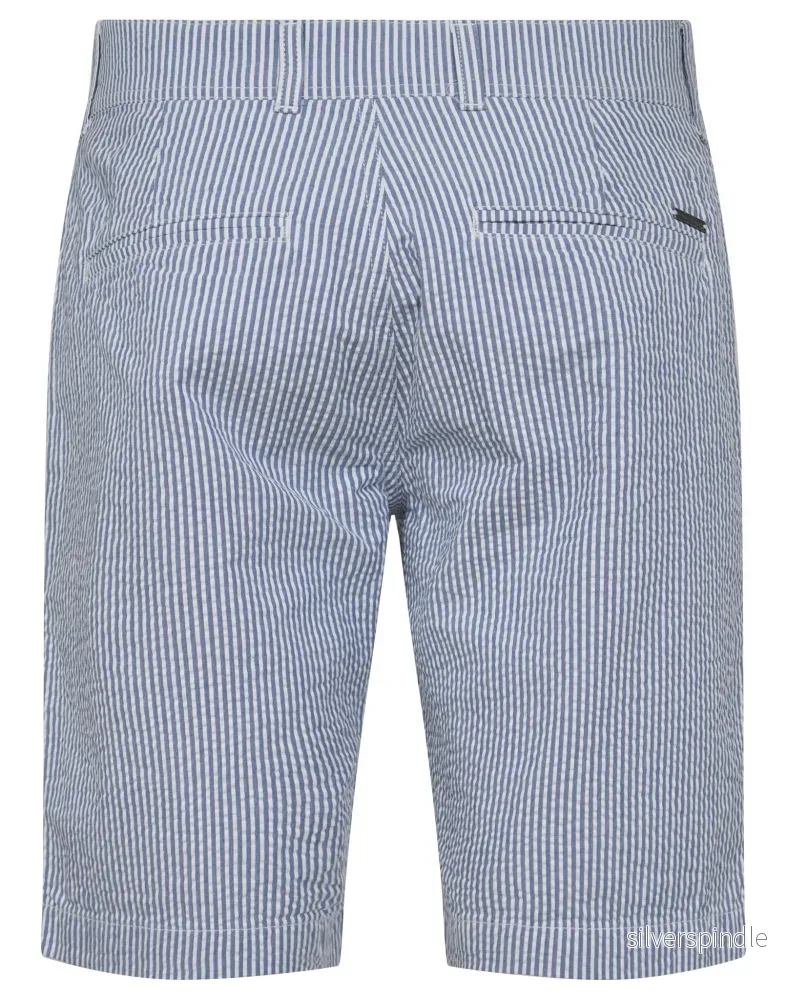 BS Bertil Regular Fit Shorts - Blue/White - Bild 2