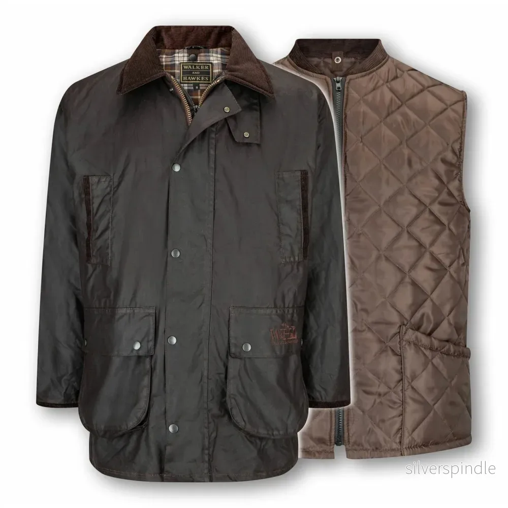 Walker & Hawkes Greendale - oljerock 3-i-1 Brun - Bild 2