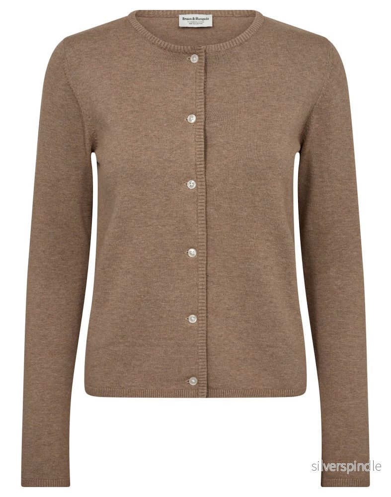BS Melina Regular Fit Stickat - Brown