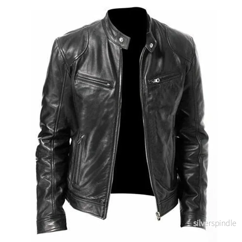 Ethan | Slim Fit Herrjacka med Dragkedja