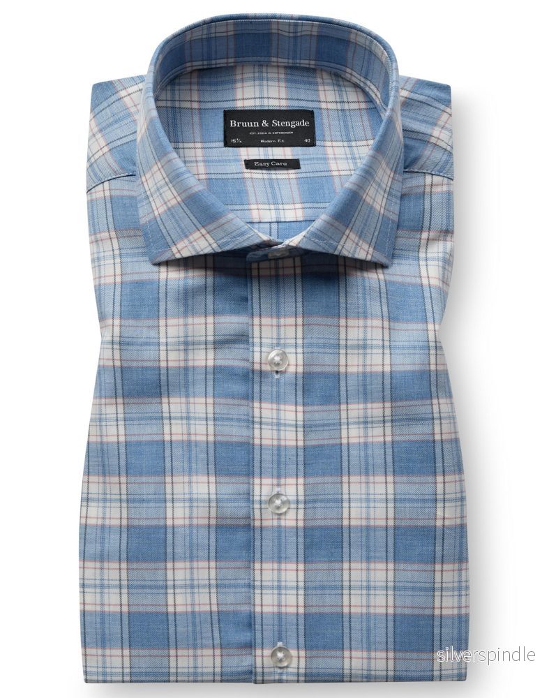 BS Purcell Modern Fit Skjorta - Blue