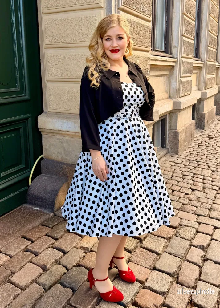 Bolerojacka - svart linen - Bild 3