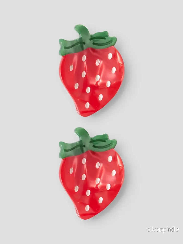 Hårklämmor Jordgubbe 2-pack - Bild 3